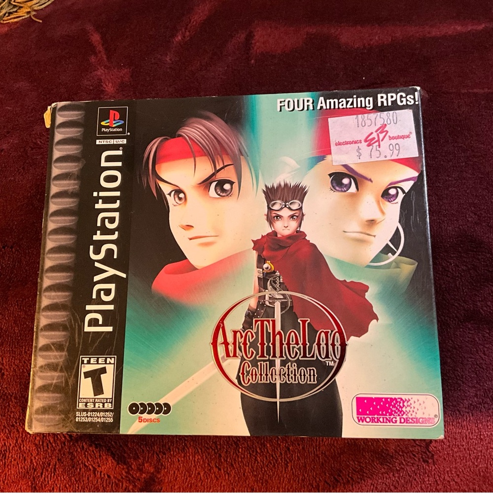 Arc the Lad Complete Collection PlayStation One game console Vintage Rare